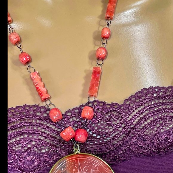 ▪️VTG▪️1980's 1990's Lot of 4 Multi-Style Boho Beaded Statement Necklaces - Picture 9 of 14